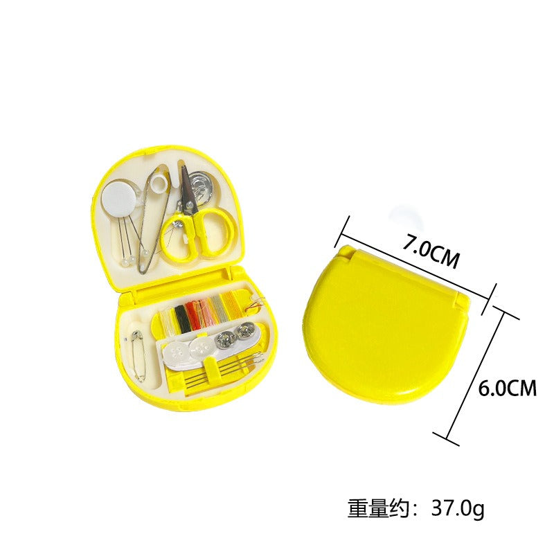 Mini Needle Sewing Kit Compact Storage Box DIY Tool