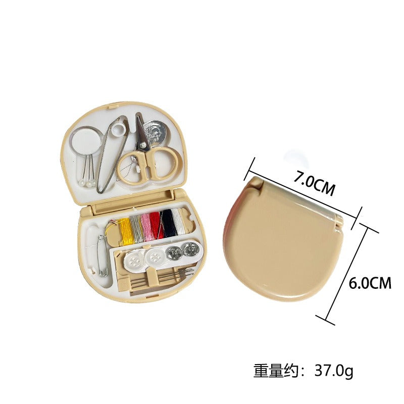 Mini Needle Sewing Kit Compact Storage Box DIY Tool