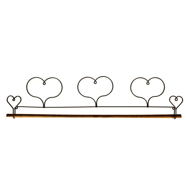 22in Triple Heart Fabric Holder