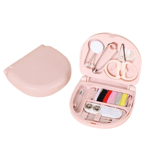 Mini Needle Sewing Kit Compact Storage Box DIY Tool