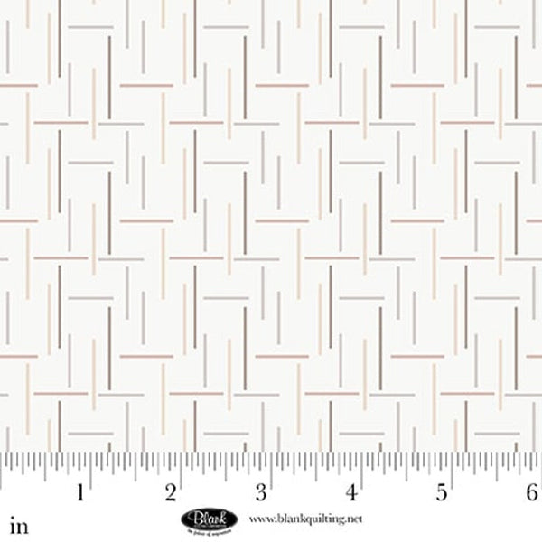 White Lines Sugar Dreams Cotton 44"/45" Fabric Per Yard