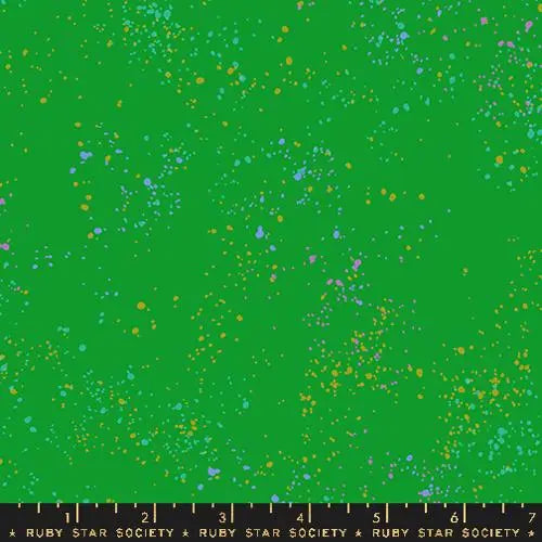 Dark Green Speckled Verdant 43"/44" Fabric Per Yard
