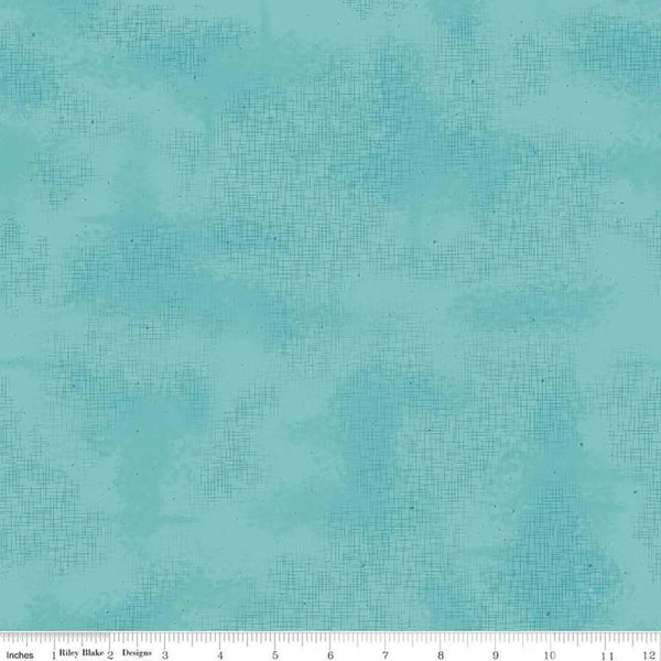Blue Shabby Cottage Cotton 43"/44" Fabric Per Yard
