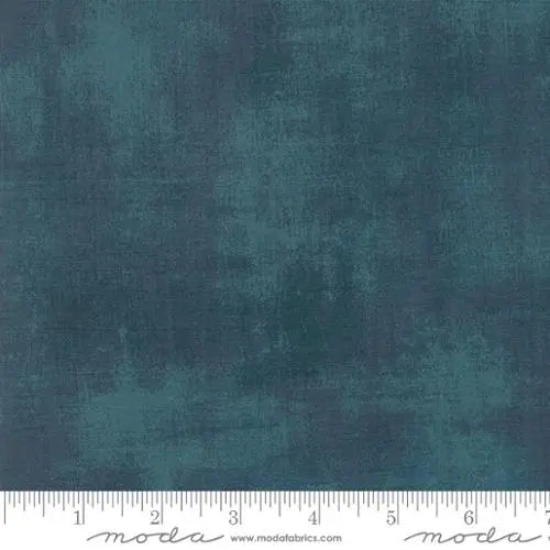 Blue Grunge Basics Deep Teal 44"/45" Fabric Per Yard
