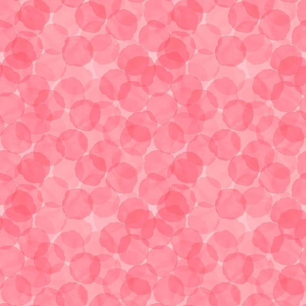 Pink Lemonade Juicy Tonal Trio Cotton 44"/45" Fabric Per Yard