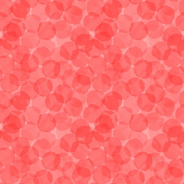 Red Cherry Juicy Tonal Trio Cotton 44"/45" Fabric Per Yard