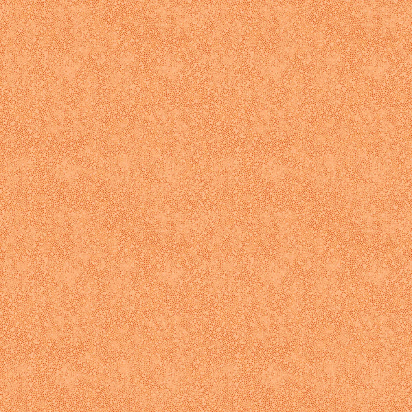 Orange Apricot Ditsy Tonal Trio Cotton 44"/45" Fabric Per Yard