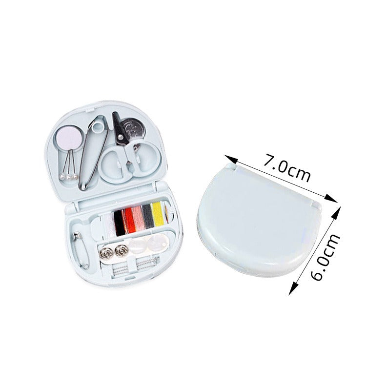 Mini Needle Sewing Kit Compact Storage Box DIY Tool