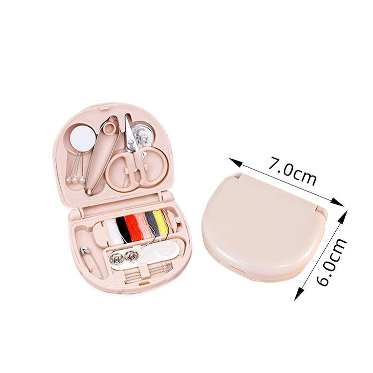 Mini Needle Sewing Kit Compact Storage Box DIY Tool