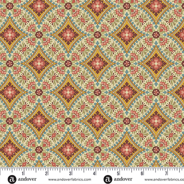 Amber Fields Sky Blue Farmer's Daughter 44"/45" Fabric Per Yard