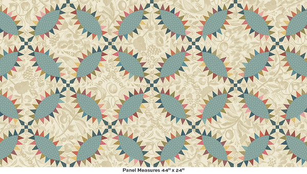 Multi Quilts Square Dance Panel 108" Cotton Wideback Fabric Per Yard