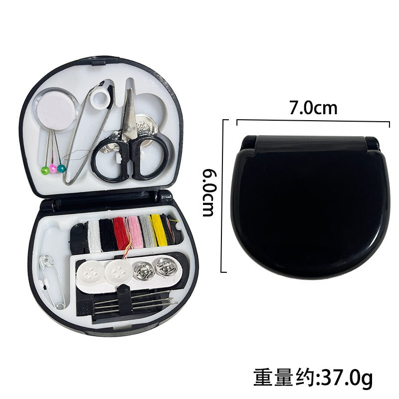 Mini Needle Sewing Kit Compact Storage Box DIY Tool