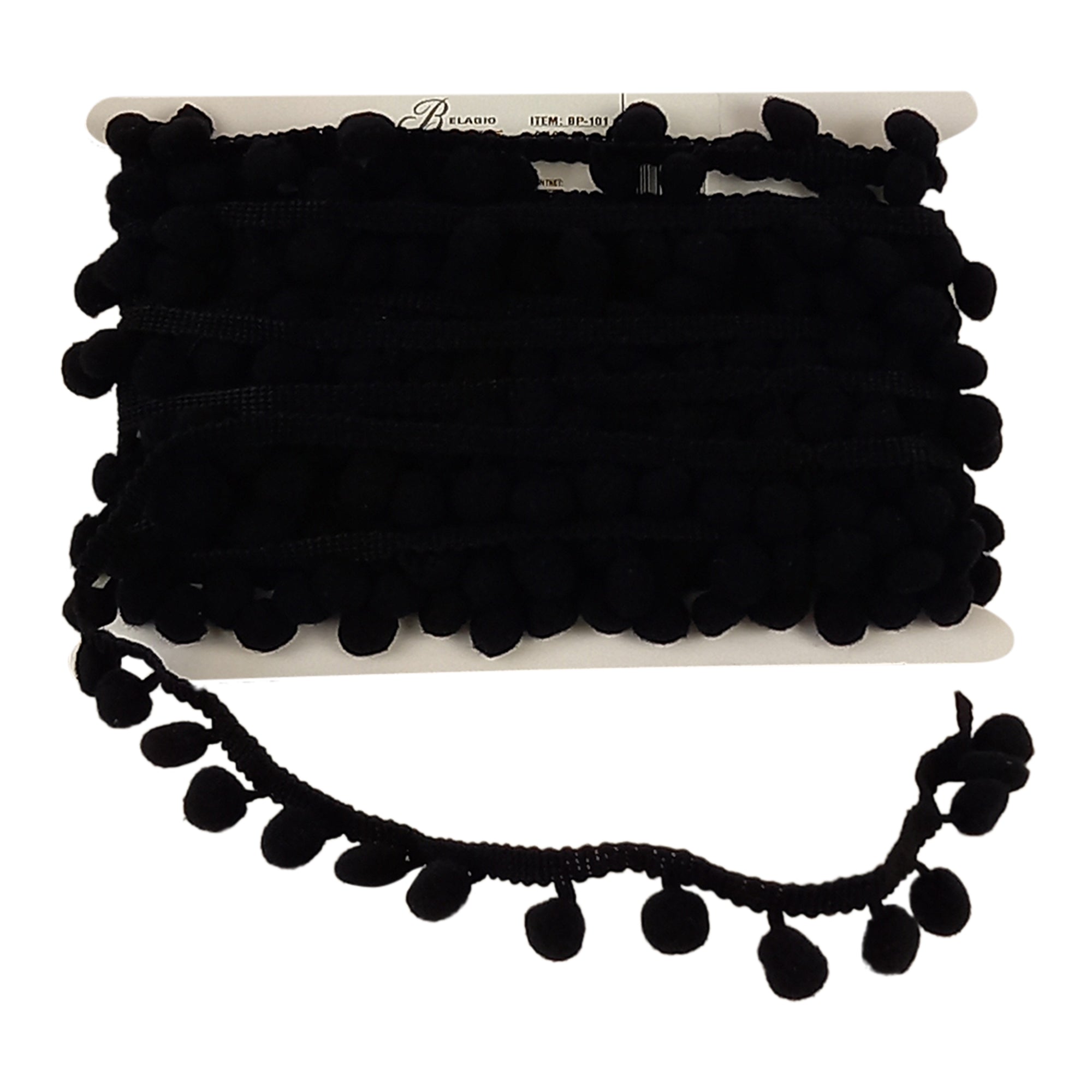 Belagio 1/2" Rainbow Collection Pompom Trim, x 10 yards, 21 colors