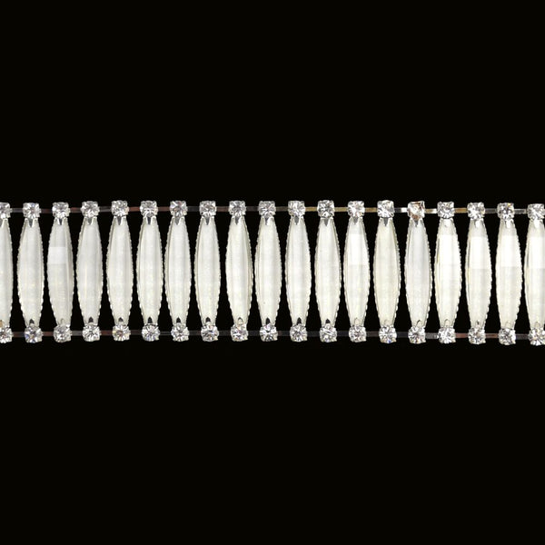Belagio Enterprises - 1 1/2" Width High-End Rhinestone Trim (5 YDS) - BR-416