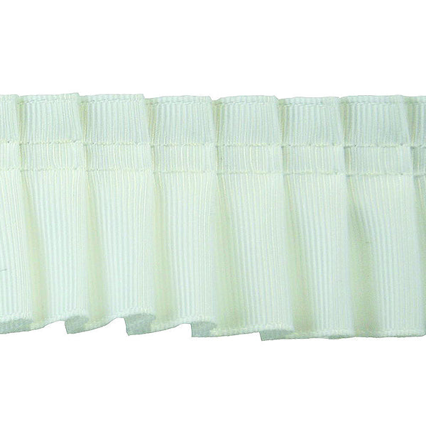 Belagio Enterprises - 1 1/2" width Grograin Ribbon (25 Yard Roll) - BF-1300-27 White