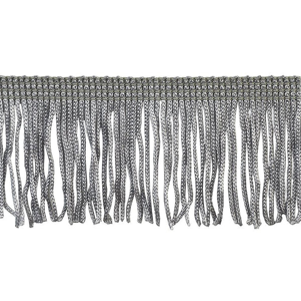 Belagio Enterprises - 2-inch Chainette Fringe (10 Yard Roll) - P-7043-11 Silver
