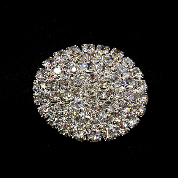 Belagio Enterprises - 3/4" Width Rhinestone Buttons (6pcs per Order) - BRB-117