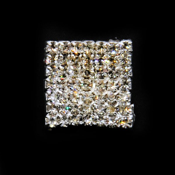 Belagio Enterprises - 5/8" Width Rhinestone Buttons (6pcs per Order) - BRB-102