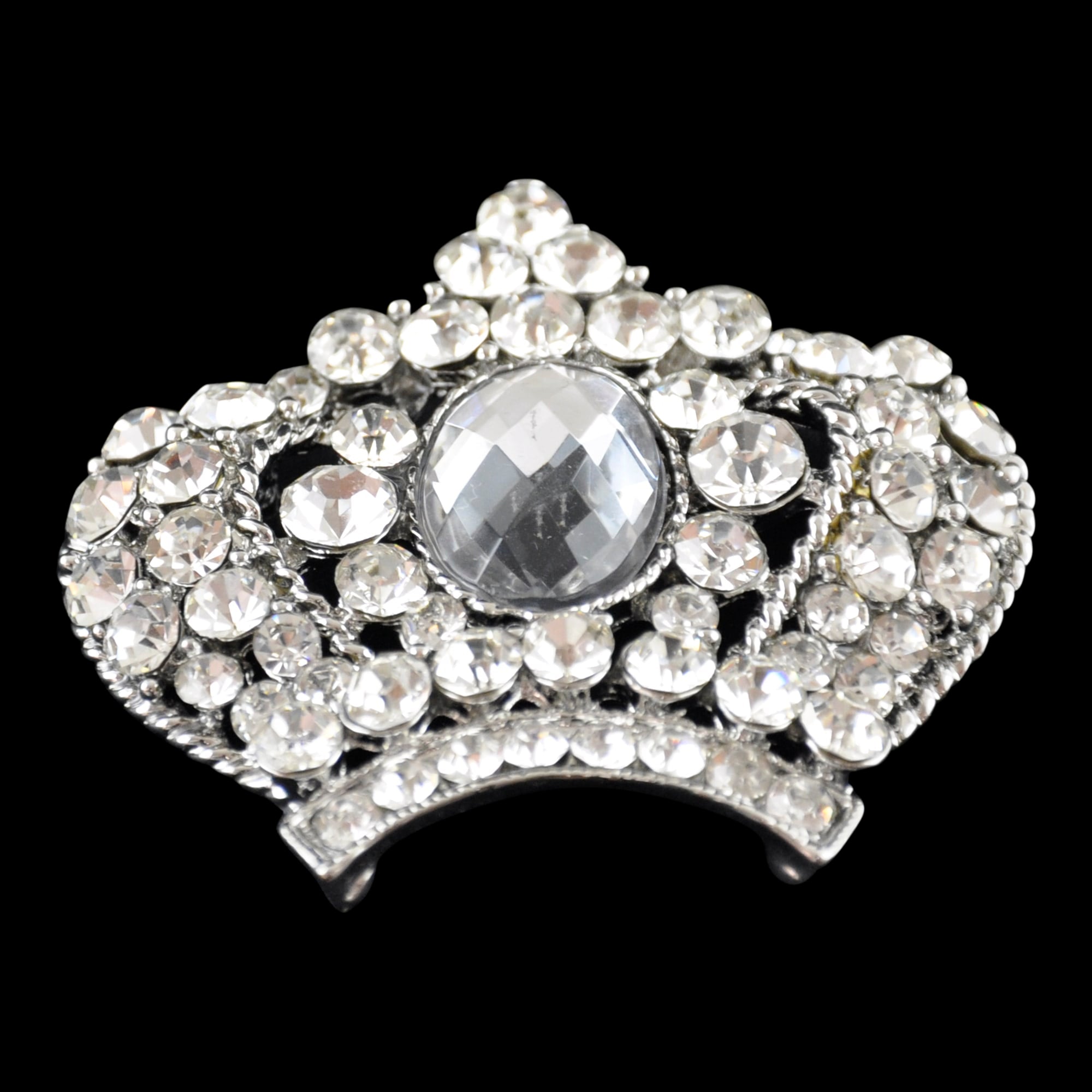 Belagio Enterprises -  Rhinestone Brooch - 2" W x 2" L - BW-141