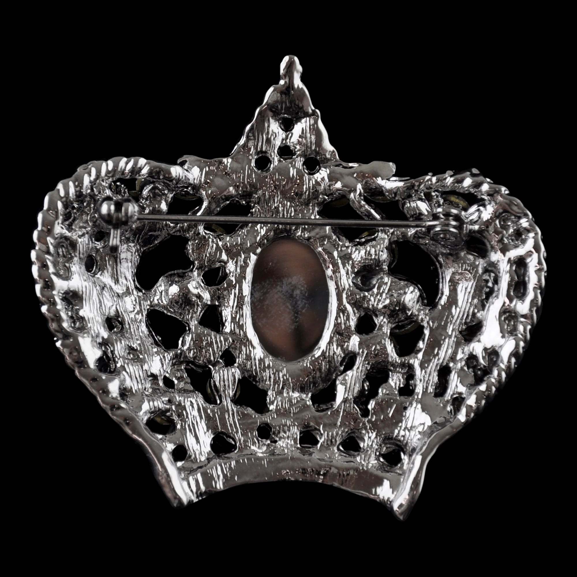 Belagio Enterprises -  Rhinestone Brooch - 2" W x 2" L - BW-141