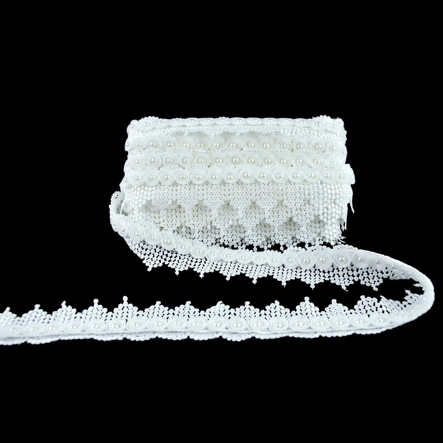 Belagio Enterprises - Venice Lace Trim with Swirl Design - 2" Width (14.5 Yard Roll) - BPV-300