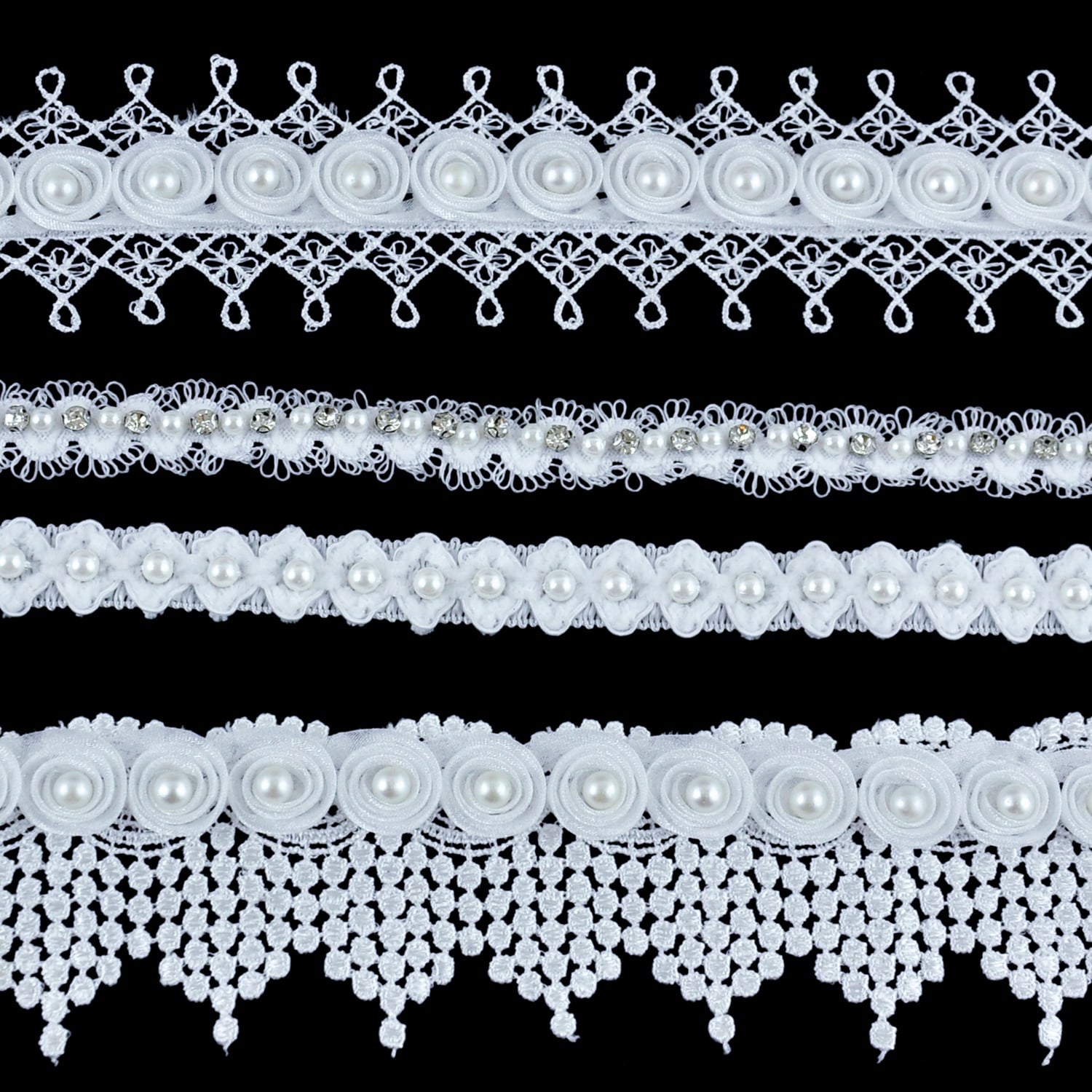 Belagio Enterprises - Venice Lace Trim with Swirl Design - 2" Width (14.5 Yard Roll) - BPV-300
