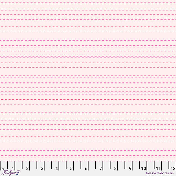 Blush Pic Stitch Cotton 44"/45" Fabric Per Yard