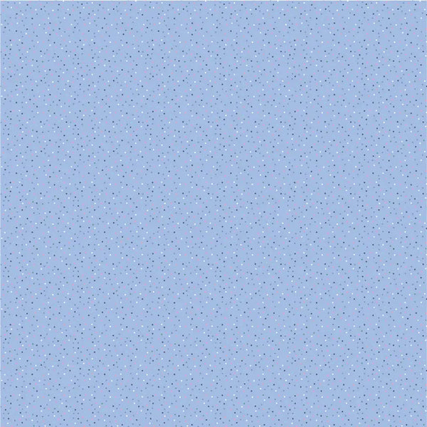 Bright Blue Forget Me Not Cotton 44"/45" Fabric Per Yard