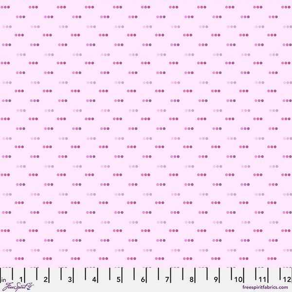 Bubblegum Dotty Cotton 44"/45" Fabric Per Yard