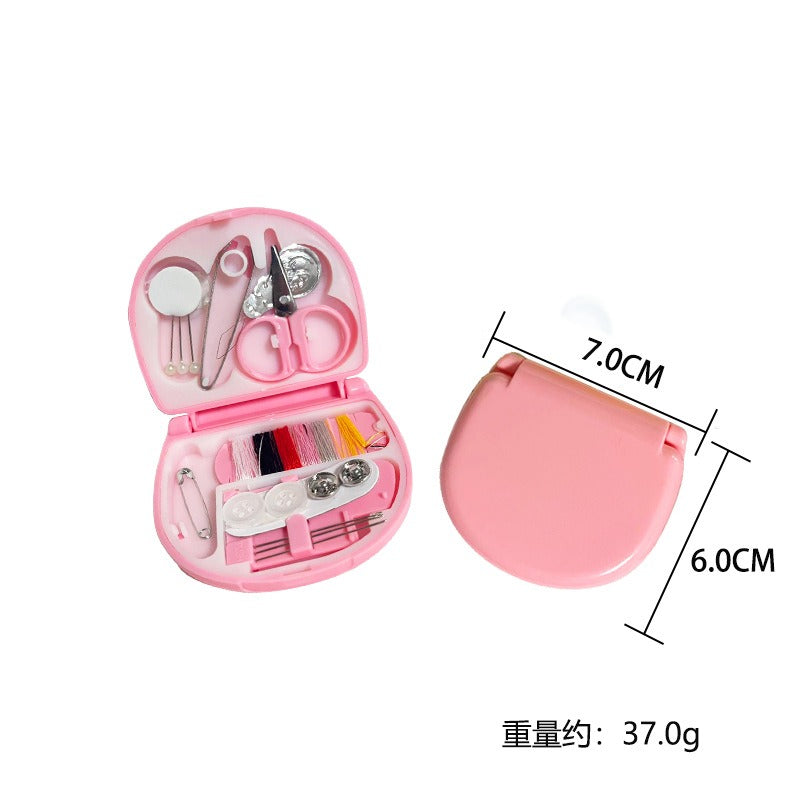 Mini Needle Sewing Kit Compact Storage Box DIY Tool