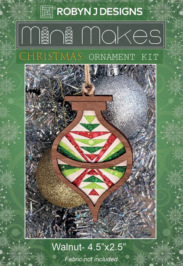 Christmas Bauble Ornament Walnut