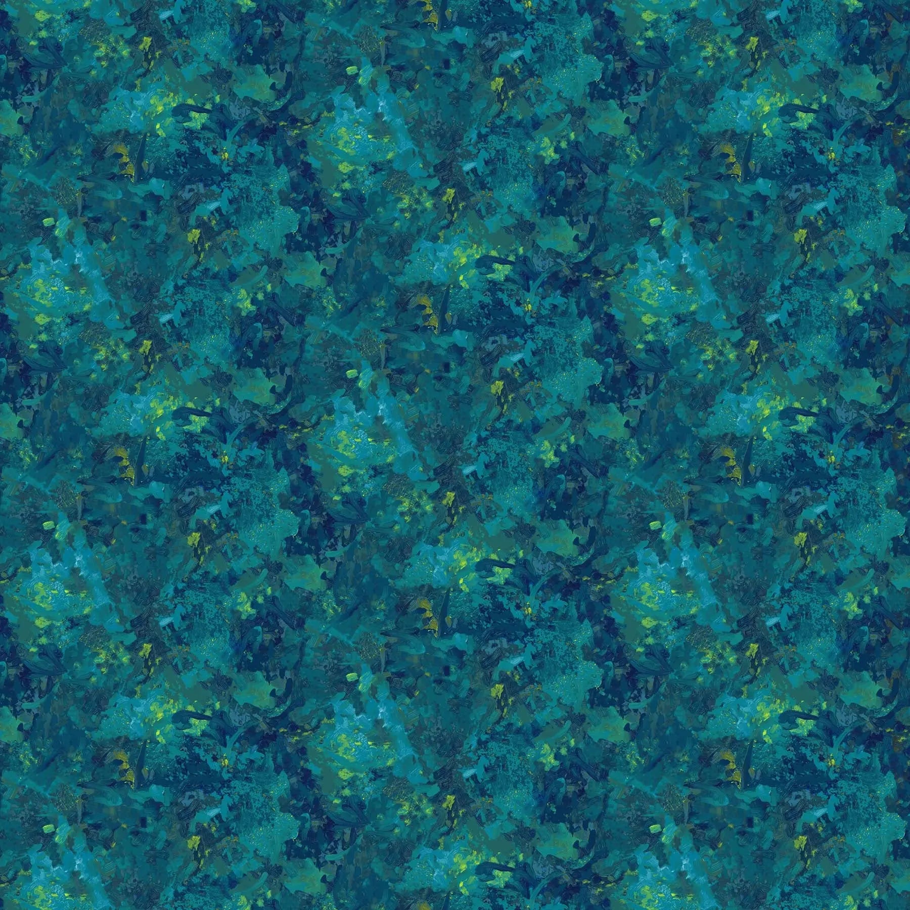 Chroma Peacock Blue 9060-66 Cotton 44"/45" Fabric Per Yard