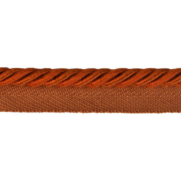 Colors Collection - 1/4" Cord with Lip (25 Yard Roll) - BC-10008-118 Burnt Orange