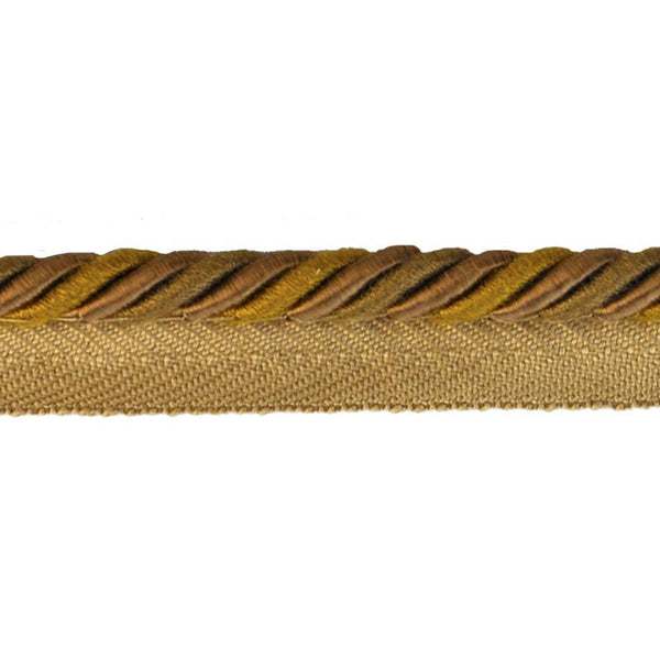 Colors Collection - 1/4" Cord with Lip (25 Yard Roll) - BC-10008-38 Toffee