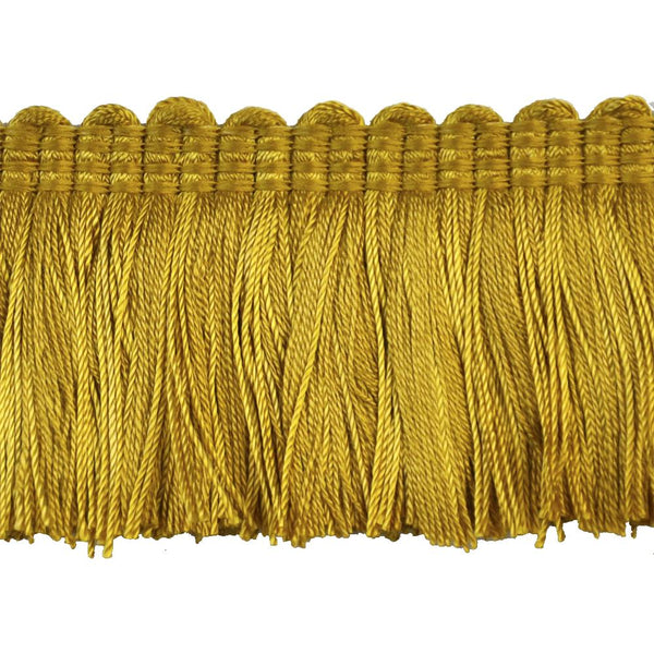 Colors Collection - 2" Brush Fringe (25 Yard Roll)-BF-4018-10 Gold