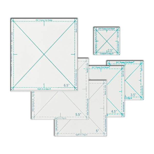 Complete Fussy Cut Ruler Set