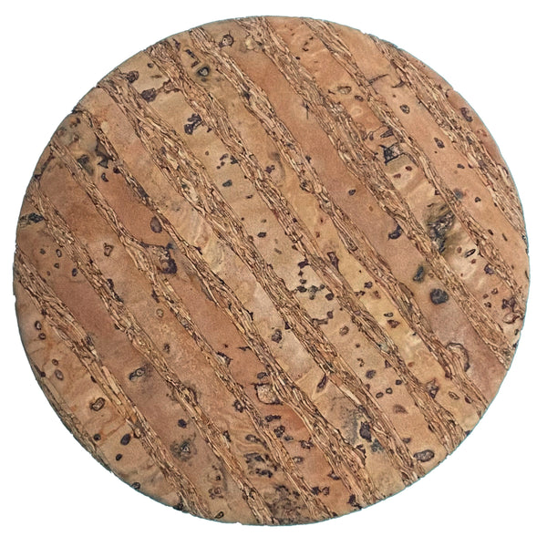Cork Buttons (Natural 94) - 2 Inch Large - BCB-94L (1pc x 3 Cards Per Order)
