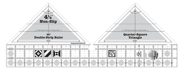 Creative Grids 90 Degree Double-Strip Quilt Ruler