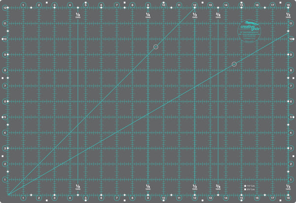 Creative Grids Self-Healing Double Sided Rotary Cutting Mat 12in x 18in