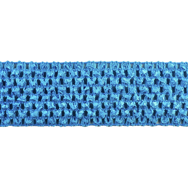 Crochet Stretch Trim - 2" Width (25 Yard Roll) - BF-1900-23 Teal