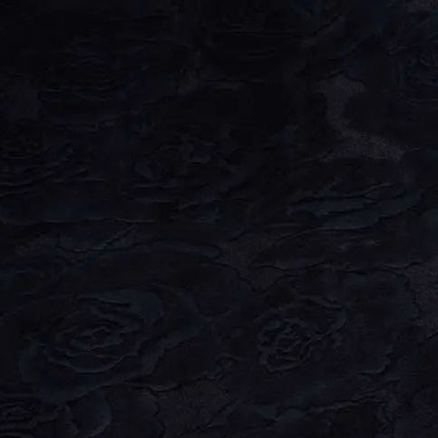 Cuddle 3 Extra Wide Rose Burnout Limited Edition Navy Fabric per yard