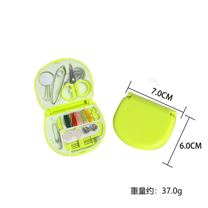 Mini Needle Sewing Kit Compact Storage Box DIY Tool