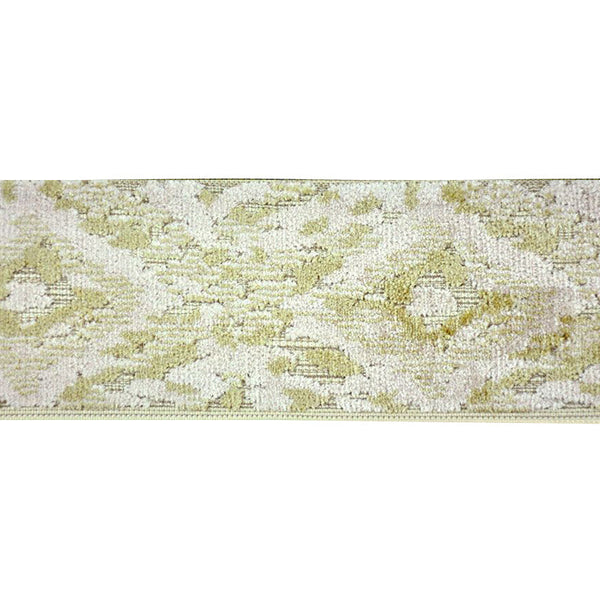 Decorative Chenille Trim Tape - 3 1/2" Width (25 Yard Roll) - BR-7521-82/11 Taupe/Grey