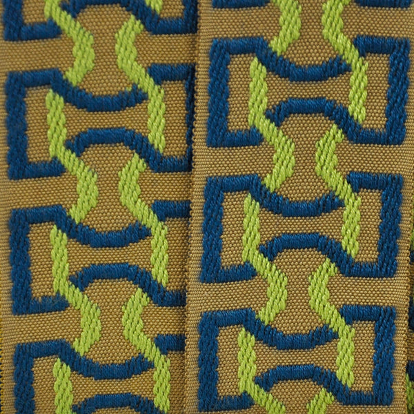 Elegance Collection - 2" width Braid (25 Yard Roll) - BR-7090-14/23 Mint and Teal