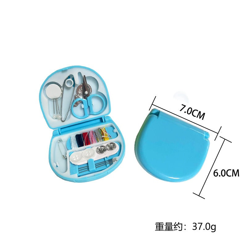 Mini Needle Sewing Kit Compact Storage Box DIY Tool