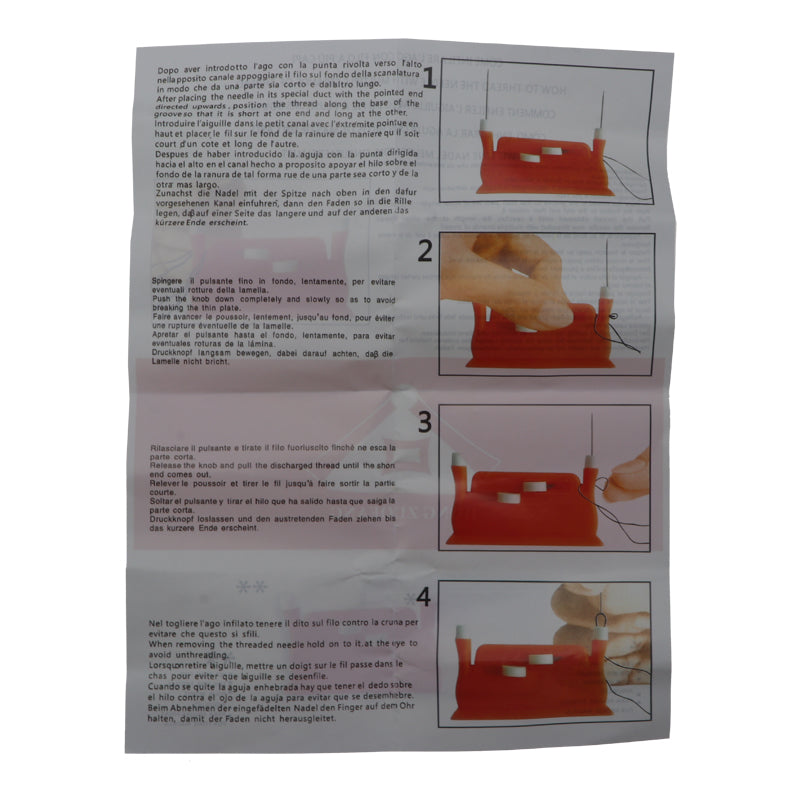 Multi Function Double Head Needle Threader Sewing Tool Kit