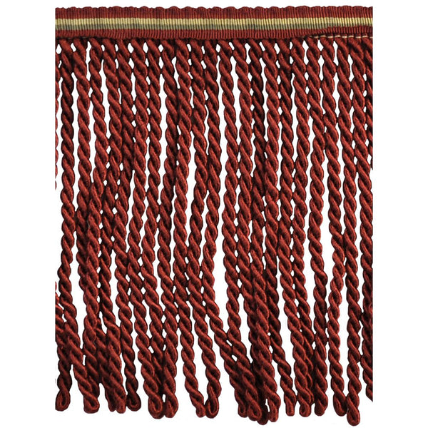 Fairville Collection - 9" Bullion Fringe (5 Yard Roll) - BF-4026-88/83 Burgundy