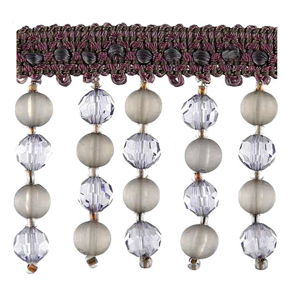 Fascination Collection - 2 1/4" length BEADED FRINGE (15 Yard Roll) - BB-987-04 Royal Blue