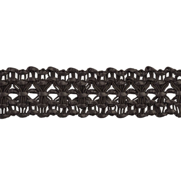 Faux Leather Woven Braid - 1 3/8" Width (10 YDS)-BR-7181-66