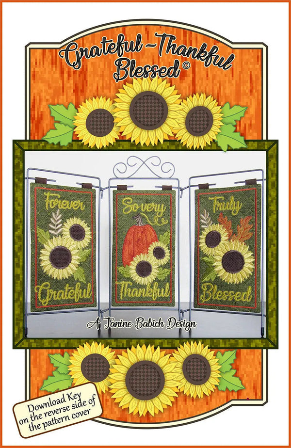 Grateful Thankful Blessed Table Top Display